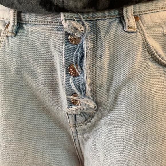 Host Pick! Sequin Smiley Face Patch Distressed Jeans Light Wash Boyfriend Jeans - Picture 9 of 16